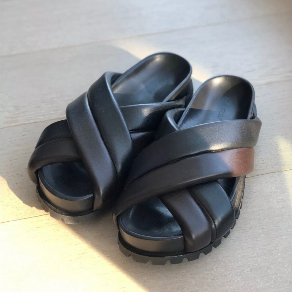 Jil Sander Padded Crossover Sandal